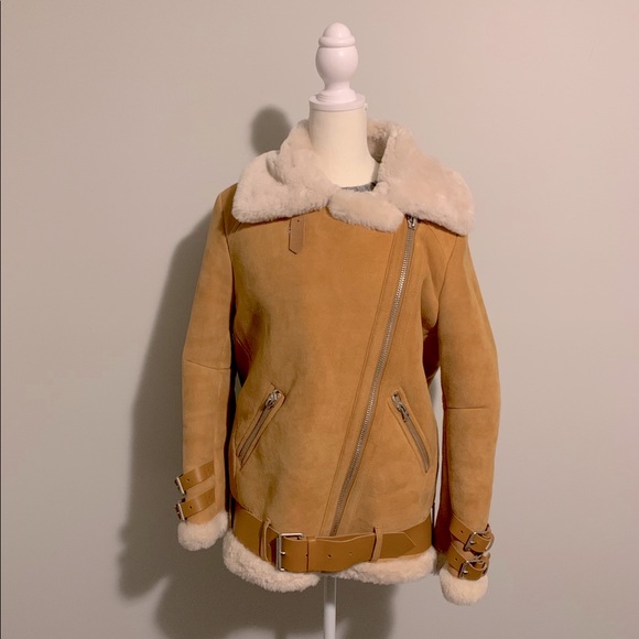 Leather jacket. 100% real fur - Picture 9 of 11